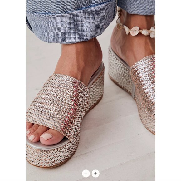 NEW Westport Woven Platforms Size 10 - Picture 3 of 6